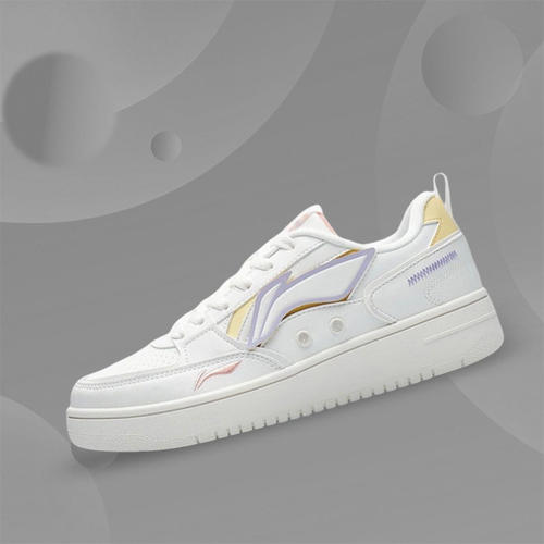 Lining/李宁正品城市漫游系列女休闲运动时尚低帮板鞋AGCS134