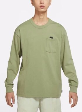Nike/耐克正品秋款休闲男子套头运动长袖T恤DR7930-334