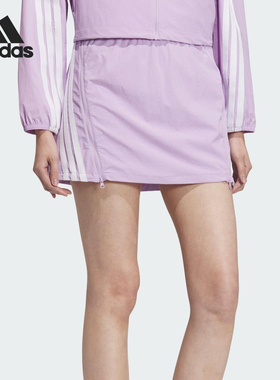 Adidas/阿迪达斯正品S SKORT女士透气三条纹日常休闲短裙KB7604