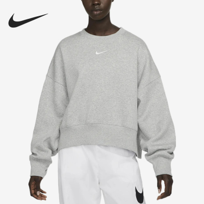 Nike/耐克正品2026女士加绒休闲运动经典卫衣套头衫DQ5762-063