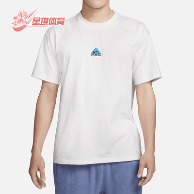 耐克男子刺绣户外运动短袖T恤