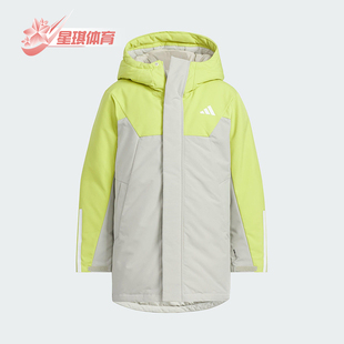 PARKA Adidas DOWN儿童保暖拼接羽绒服KC5410 阿迪达斯正品