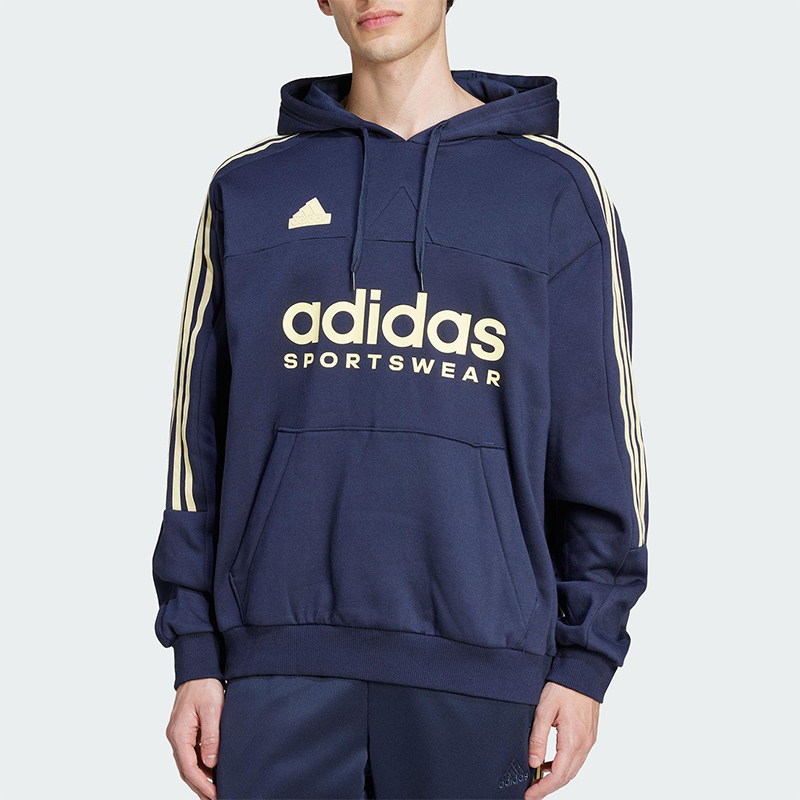 Adidas/阿迪达斯正品M TIRO FL HDY男士连帽三条纹运动卫衣IW5937