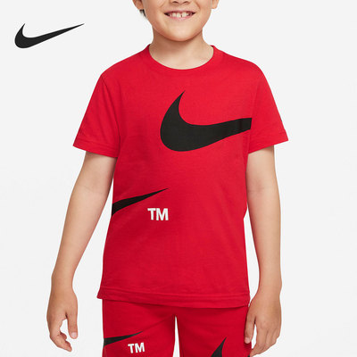 Nike/耐克正品夏季新款小童男女同款休闲圆领短袖DO3577-657