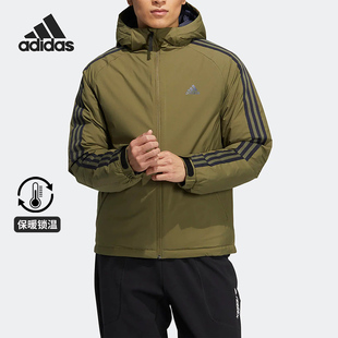 男子运动保暖连帽耐磨休闲羽绒服 新款 HN2120 阿迪达斯正品 Adidas