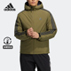 男子运动保暖连帽耐磨休闲羽绒服 新款 HN2120 阿迪达斯正品 Adidas
