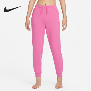 Nike 女士运动健身休闲透气针织舒适系带长裤 DM7038 665 耐克正品