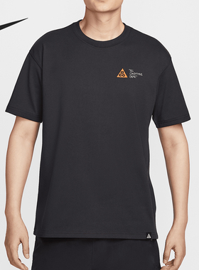 Nike/耐克正品2025夏季款男士透气运动图案时尚T恤HJ0801-010