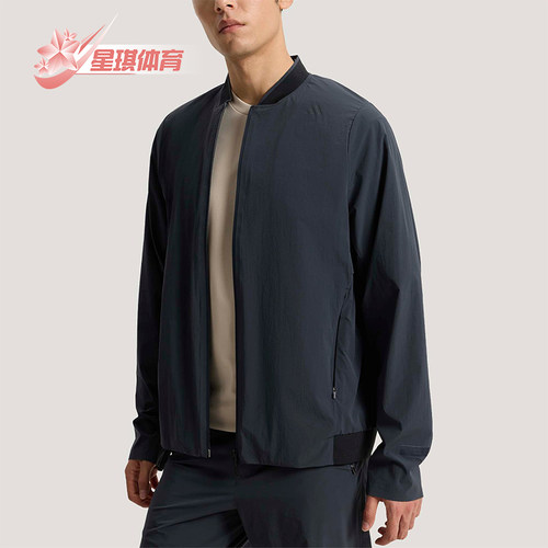 Adidas/阿迪达斯正品春秋男士透气凉感运动复古简约夹克KE4039
