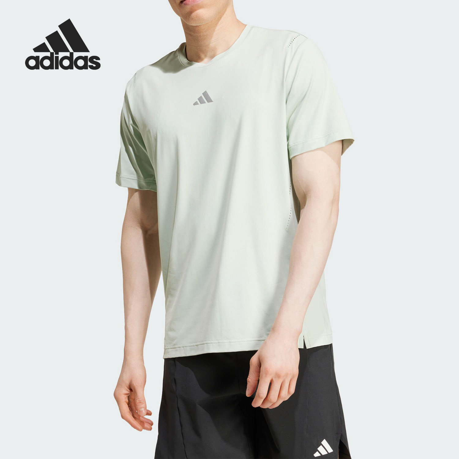 Adidas/阿迪达斯正品新款男士透气圆领运动训练短袖T恤JD0198,运动服/休闲服装,运动T恤,淘宝优惠券,粉丝福利购,淘宝优惠卷