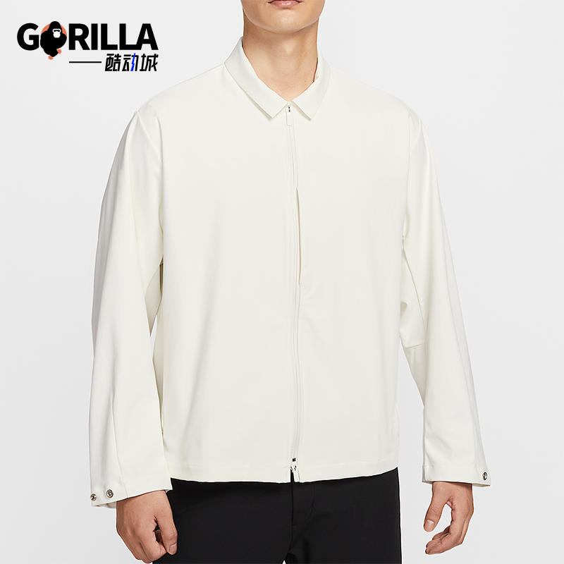 Nike/耐克正品Dri-FIT男士翻领防晒透气日常简约外套IF2868-133