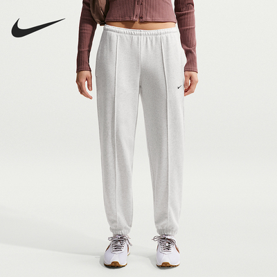 Nike/耐克正品2026春季款女士日常中腰针织刺绣长裤IF0233-051