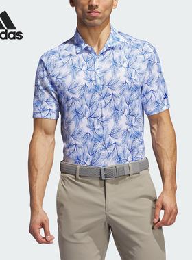 Adidas/阿迪达斯正品ULT365 PINE PRT男士翻领舒适POLO衫IW1412