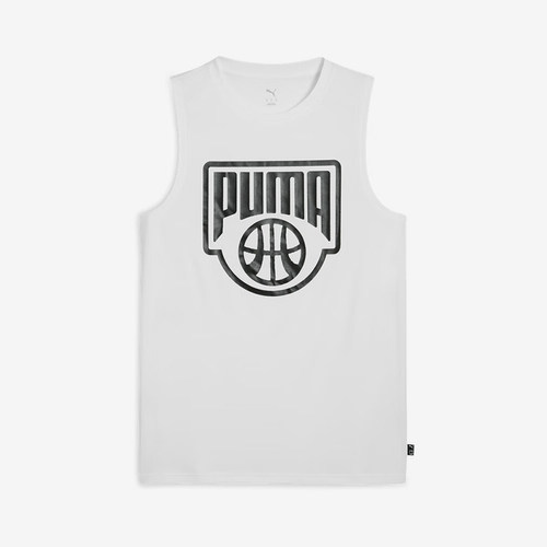 Puma/彪马正品2025夏季款男士简约训练印花运动背心630497-02