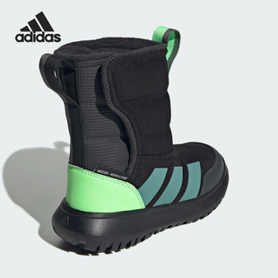 Adidas WINTERPLAY小童保暖高帮雪地靴JQ2630 阿迪达斯官方正品