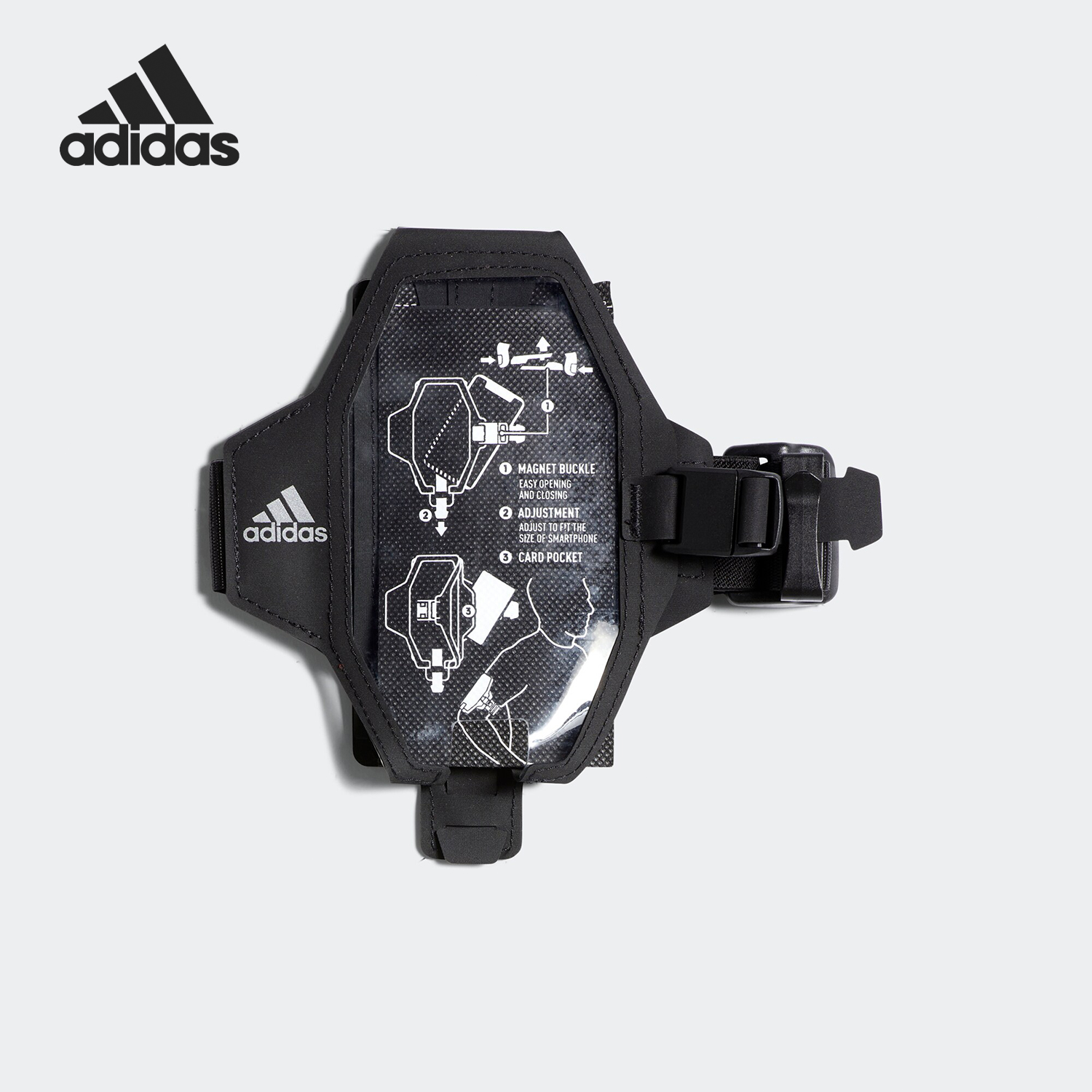 阿迪达斯男女运动臂套包