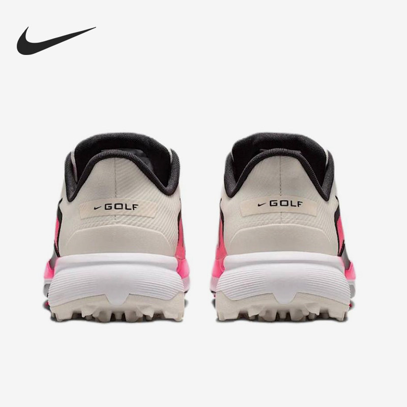 Nike/耐克官方正品PEGASUS1G宽版新款白粉色高尔夫球鞋IO3695-100