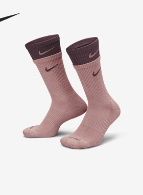 Nike/耐克正品拼接男女运动休闲中筒训练袜一双装DD2795-604