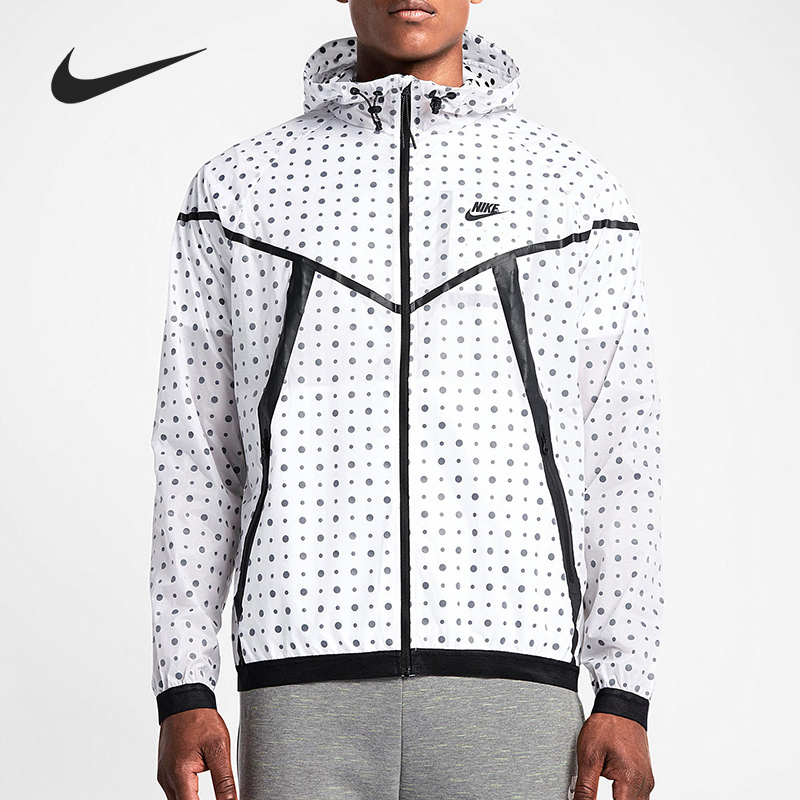 耐克男子休闲运动透气外套