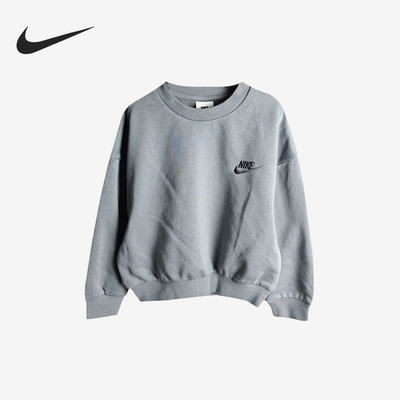 Nike/耐克正品新款大童针织圆领运动卫衣套头衫HF1138-030
