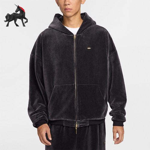 Nike/耐克正品LeBron男士运动连帽宽松刺绣篮球外套IM0636-010