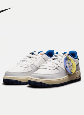 Nike/耐克正品2024新款GS女子大童耐磨系带板鞋HM3721-111