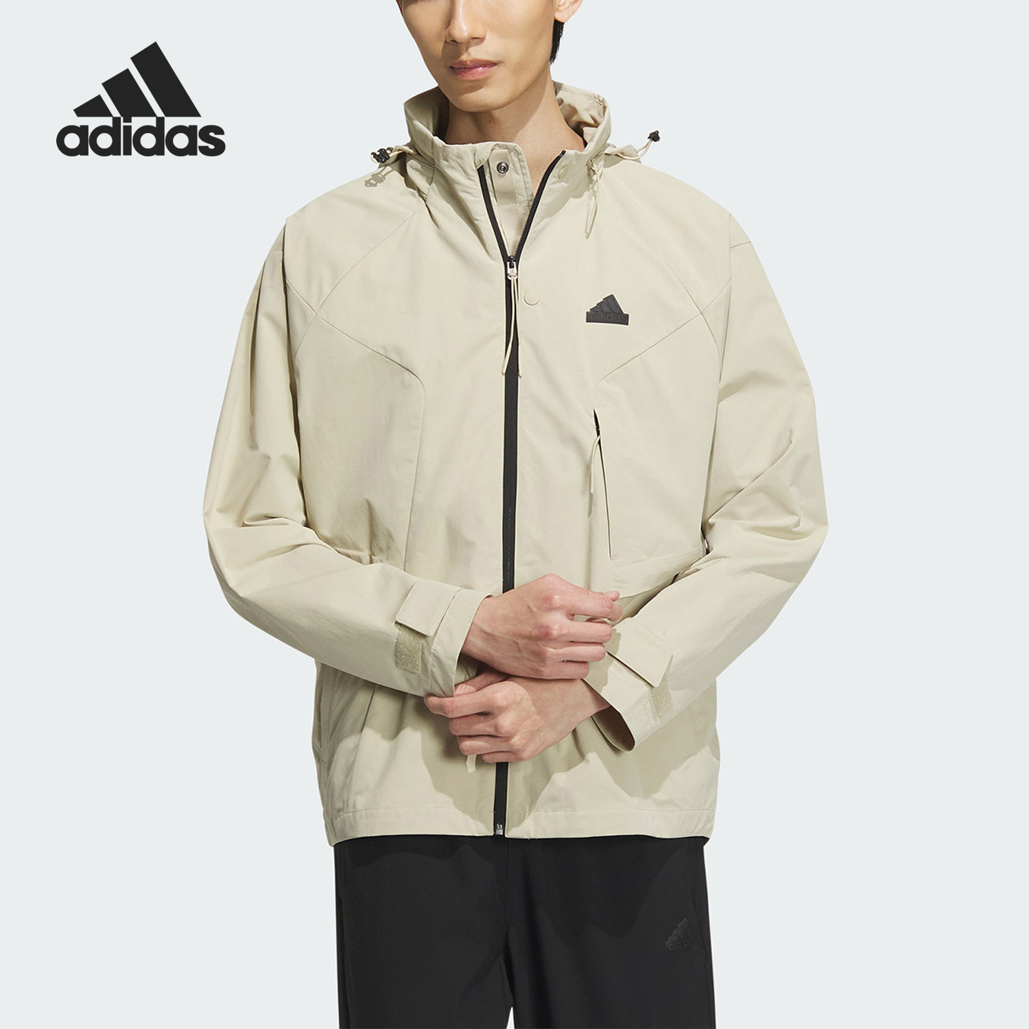 阿迪达斯正品男子梭织外套