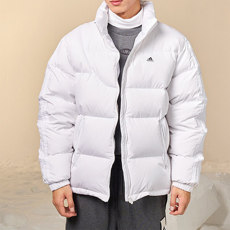 Adidas/阿迪达斯正品DOWN JACKET情侣款运动休闲羽绒服IK2419