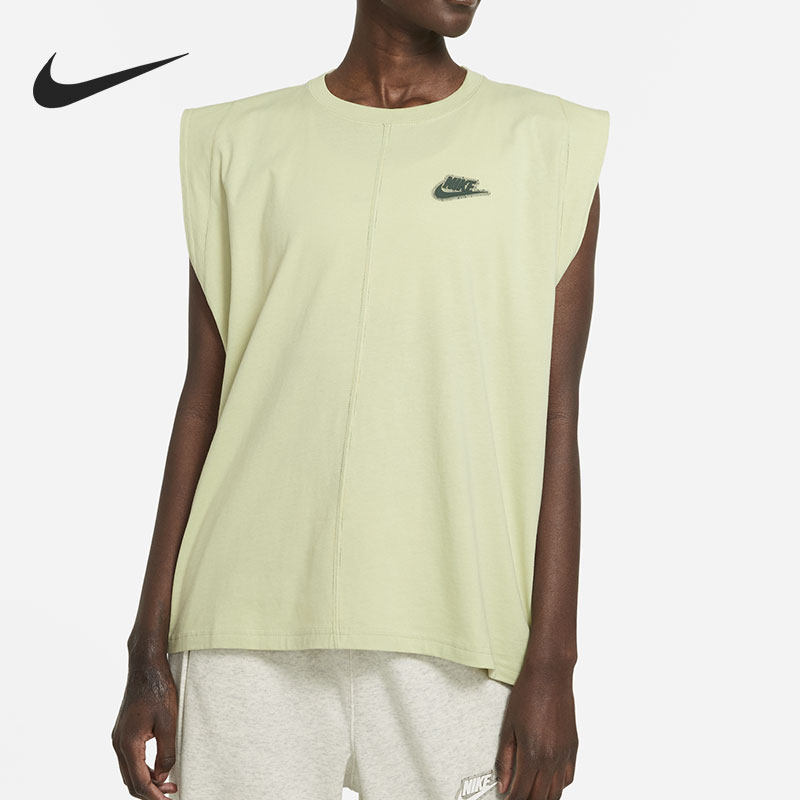 Nike/耐克正品夏季新款女子休闲训练运动无袖T恤 CZ9252-371