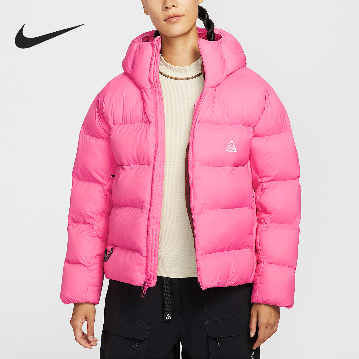 Nike/耐克官方正品Therma-FIT女士时尚宽松休闲棉服FZ6762-684
