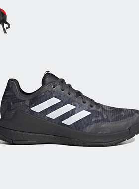 Adidas/阿迪达斯正品运动女士经典网布透气耐磨缓震排球鞋HR0634