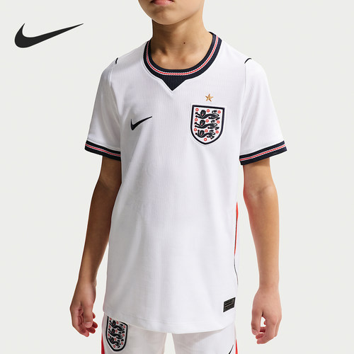 Nike/耐克正品2026夏季大童舒适运动训练透气足球T恤IB5111-100