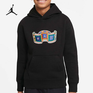 耐克正品 新款 Nike 春季 010 大童休闲连帽舒适运动卫衣 DJ5659