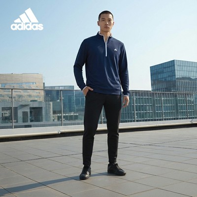 Adidas/阿迪达斯正品春秋男士立领复古日常套头卫衣IU4511