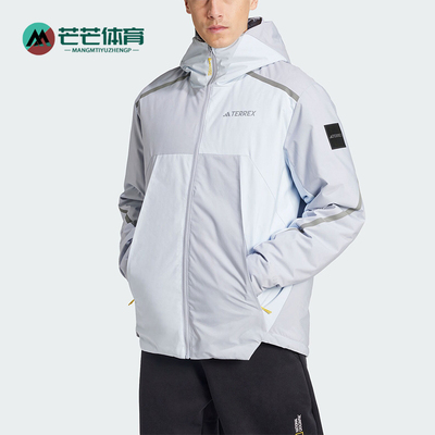 阿迪达斯男士双面穿鹅绒服