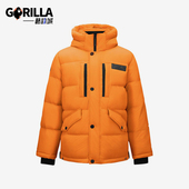 男士 运动休闲秋冬新款 梭织连帽保暖羽绒服 斯凯奇正品 Skechers