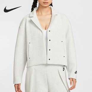 Nike Sportswear女士时尚 精裁简约针织外套HV2452 013 耐克正品