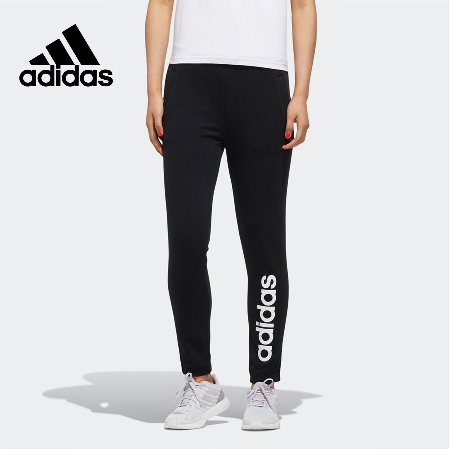 Adidas/阿迪达斯正品 NEO夏季新款女子休闲训练运动长裤GD9892