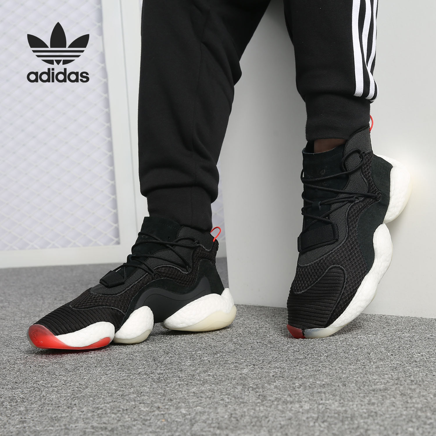 Adidas/阿迪达斯正品 Crazy BYW Boost 天足男子运动篮球鞋B37480
