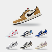 耐克正品 JORDAN男女耐磨经典 轻便透气低帮篮球鞋 Nike CZ0790 107