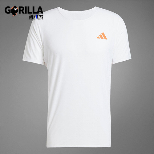 Adidas/阿迪达斯正品经典男士经典跑步健身运动修身圆领T恤JD4200
