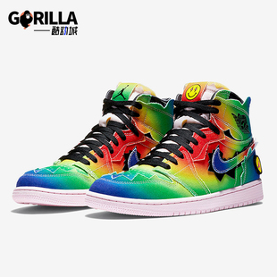 Nike/耐克正品JORDAN男女款时尚高帮潮流运动休闲板鞋DC3481-900