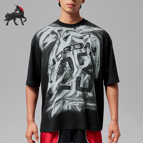 Nike/耐克正品Jordan男士透气套头休闲运动短袖T恤IM7630-010