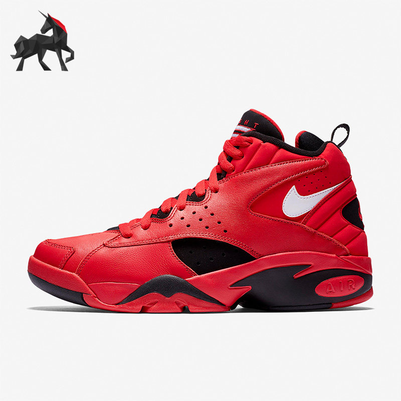 Nike/耐克正品AIR MAESTRO II 皮蓬男士高帮篮球鞋AJ9281-600