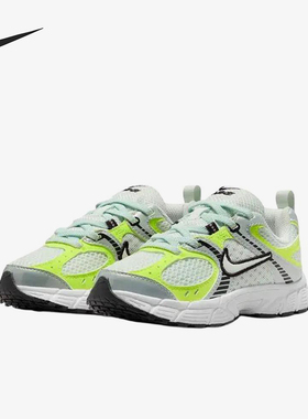 Nike/耐克正品V5RNR新款儿童白黄色校园低帮经典跑步鞋HQ6412-301