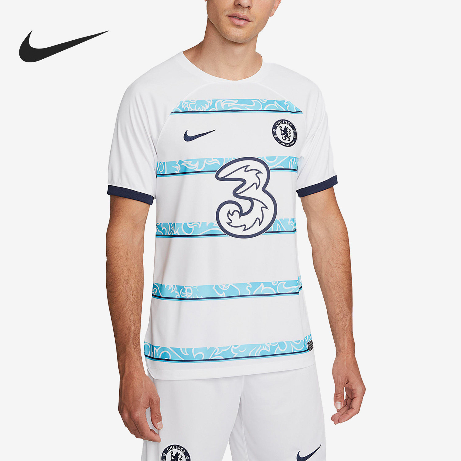 Nike/耐克官方正品22-23英超切尔西客场男子足球球衣DM1834-101