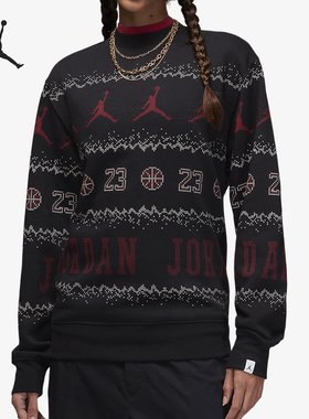 Nike/耐克官方正品冬季新款男子印花保暖圆领套头卫衣FD7464-010