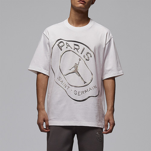 Nike/耐克正品JORDAN男士休闲运动透气经典训练短袖T恤IF3808-100