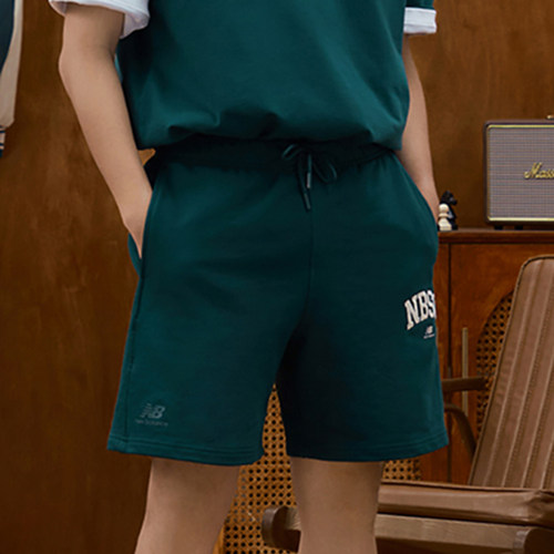 New Balance/NB正品运动男士复古字母印花经典短裤5VD25393-HT