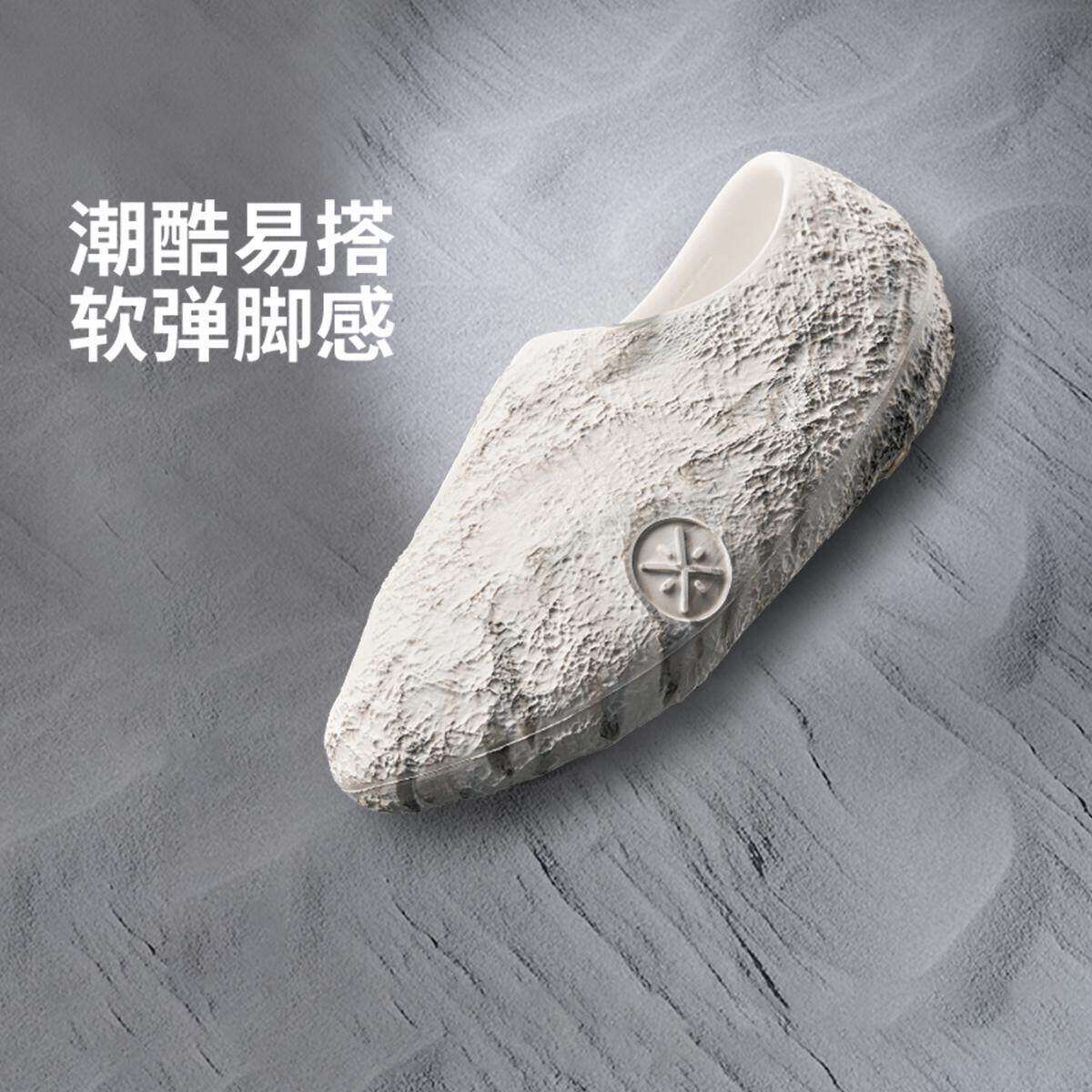 李宁正品韦德系列男子潮流舒适软弹轻盈减震篮球场下拖鞋ABTV009